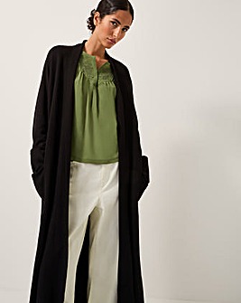 Monsoon Sade Zip Longline Cardigan