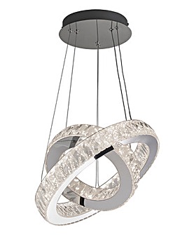 Double Ring LED Ceiling Pendant