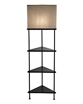 Corner Shelf Floor Lamp