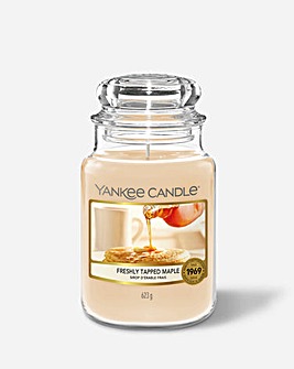 Yankee Candle Freshly Topped Maple Large Jar