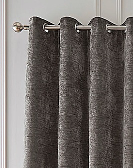 Hyperion Selene Luxury Chenille Weighted Eyelet Thermal Curtains