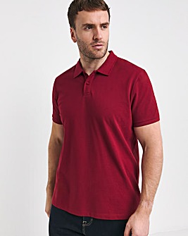 Pure Cotton Pique Polo Long