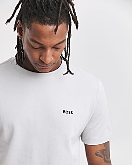 BOSS Short Sleeve Taddy Logo T-Shirt - Light Grey