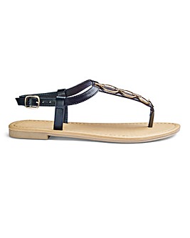 Kendra Toepost Sandals Extra Wide EEE Fit
