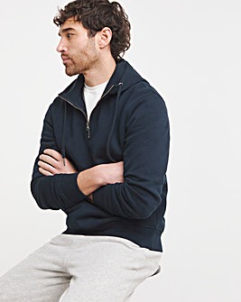 1/4 Zip Hooded Sweatshirt