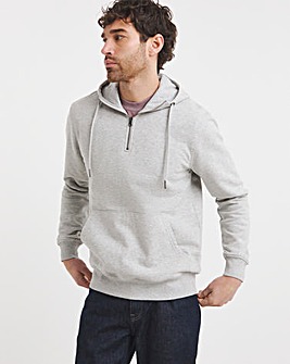 1/4 Zip Hooded Sweatshirt