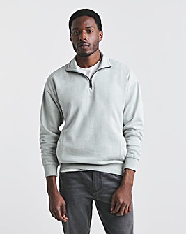 Union Garment Dyed Relaxed Fit 1/4 Zip Sweat