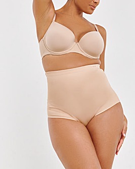 Figleaves Smoothing Shaping Waist Nipper - Latte