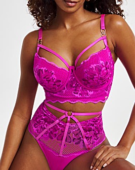 Figleaves Curve Amore Deep Brazilian Brief - Magenta