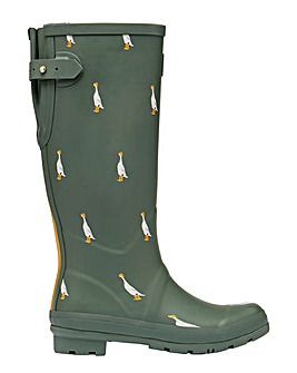 Joules Duck Tall Wellies D Fit