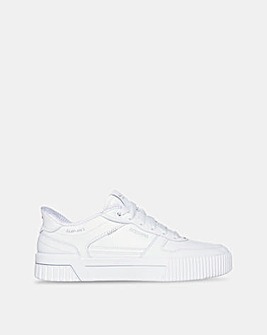 Skechers White Jade Put It In Neutral Slip-In Trainers - Standard Fit (D)