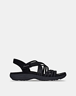 Skechers Reggae Slim Sunny Side 2.0 Black Sandals - Standard Fit (D)
