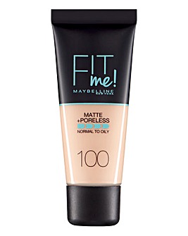 Maybelline Fit Me Foundation - 100 Warm Ivory