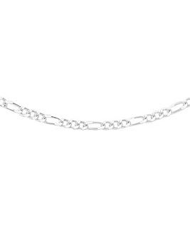 Gents Sterling Silver Figaro Chain
