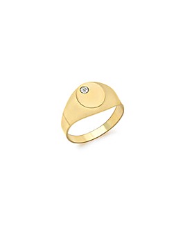 9 Carat Gold Oval Signet Ring