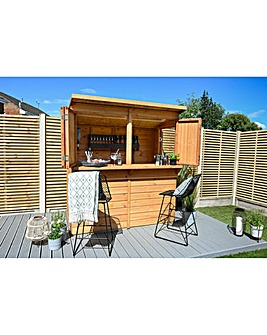 Forest Shiplap Dip Pent 6x3 Garden Bar