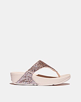 Fit Flop Lulu Glitter Toe-Post Sandals Standard Fit