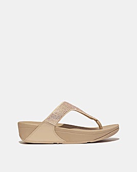 Fit Flop Lulu Crystal Toe-Post Sandals Standard Fit