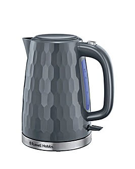 Russell Hobbs 26053 Textured Honeycomb Grey Kettle
