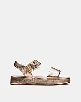 Clarks Alda Strap Leather Sandal Standard Fit