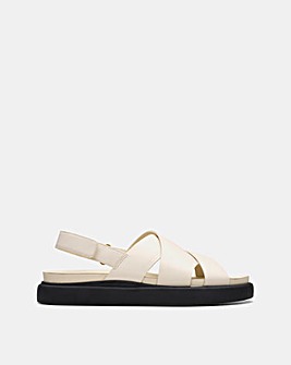 Clarks Aristella Sun Leather Sandal Standard Fit