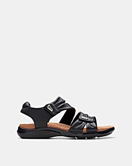 Clarks Kitly Ave Touch And Close Sandal Wide Fit