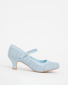 Joe Browns Heeled Tweed Mary Jane E Fit