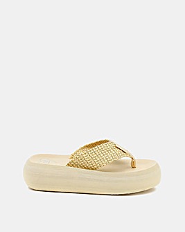 Rocket Dog Sandy Platform Toe Post Sandals