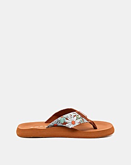 Rocket Dog Adios Printed Toe Post Sandals