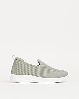 Cushion Walk Arch Support Slip On Trainers EEE Fit