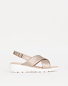 Cushion Walk Crossover Sandal EEE Fit