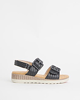 Cushion Walk Touch & Close Buckle Sandal E Fit