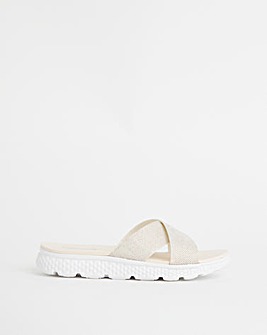 Cushion Walk Mule Sandal EEE Fit