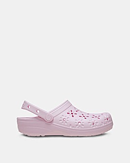 Crocs Floral Cut Out Clogs Standard Fit