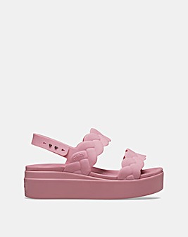 Crocs Brooklyn Woven Low Wedge Sandals