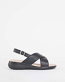 Cushion Walk Crossover Sandal EEEEE Fit