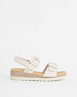 Cushion Walk Touch & Close Buckle Sandal E Fit