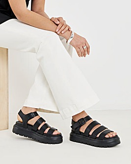 Heavenly Feet Saffron Fisherman Chunky Sandals - Extra Wide Fit (EEE)