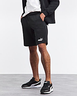 PUMA Black Essential Sweat Shorts