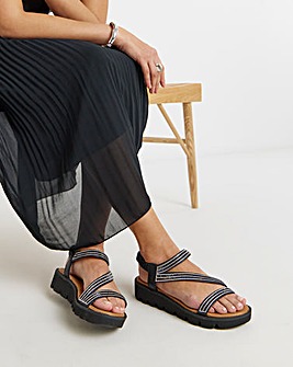 Heavenly Feet Fresco Strappy Sandals - Extra Wide Fit (EEE)