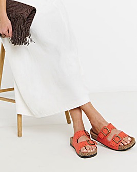 Heavenly Feet Polly Studded Detail Sandals - Wide Fit (E)