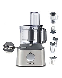 Kenwood FDM312 SS MultiPro Compact Food Processor with 12 Accessories