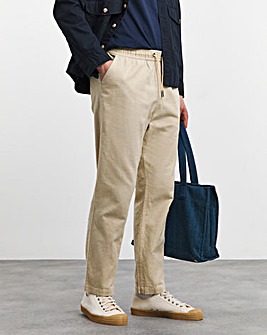 Linen Blend Straight Fit Trouser