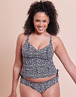 Curvy Kate Swim Wild Horizon Non-Wired Multiway Tankini Top