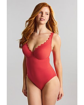 Panache Swim Spirit Red Rita Plunge Swimsuit