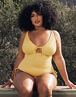 Curvy Kate Holiday Check Non-Wired Swimsuit