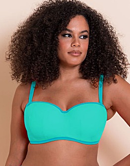 Curvy Kate Minimalist Bandeau Strapless Multiway Bikini Top