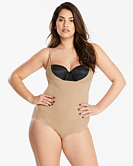 Maidenform Curvy Firm Foundation WYOB Beige Bodyshaper