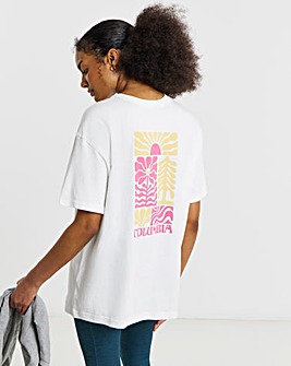 Columbia Rolling Bend Oversized Back Print T-Shirt