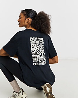 Columbia Rolling Bend Oversized Back Print T-Shirt